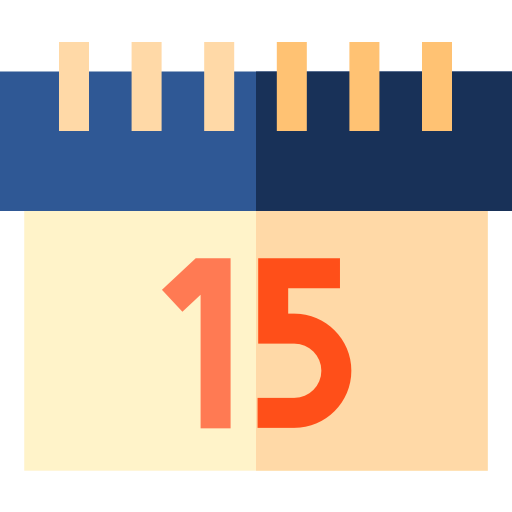 calendário grátis ícone