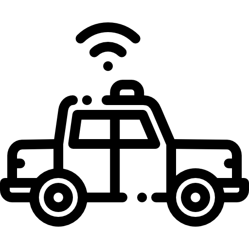 coche de policía icono gratis