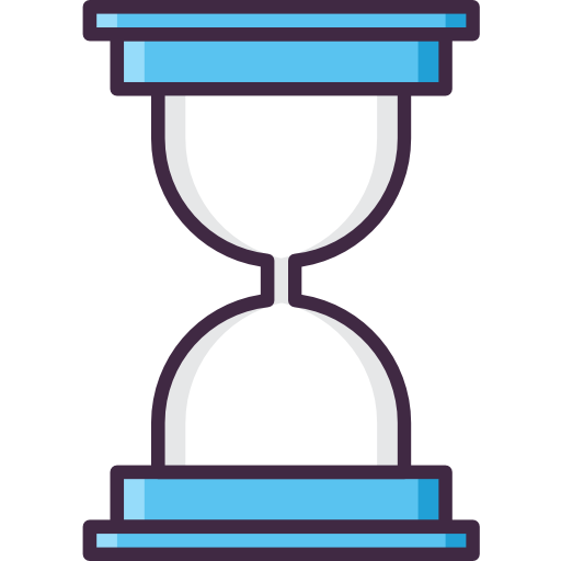 reloj de arena icono gratis