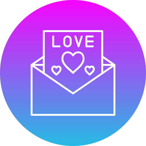 Love envelope - Free communications icons