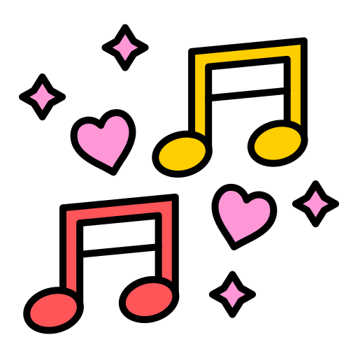 notas musicales icono gratis