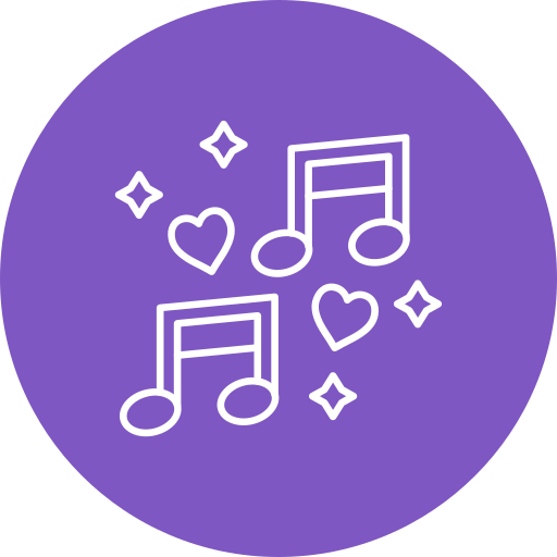 notas musicales icono gratis