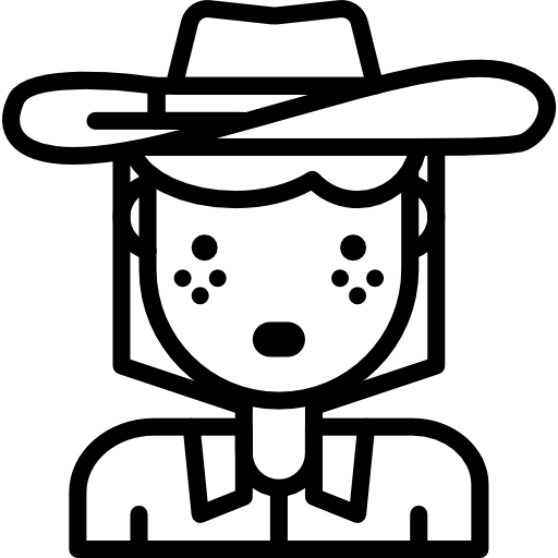 vaquera icono gratis