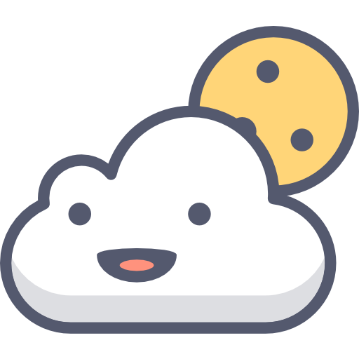 Cloudy night free icon Cloudy night free icon