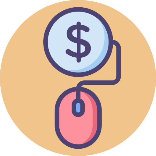 Pay per click free icon Pay per click free icon