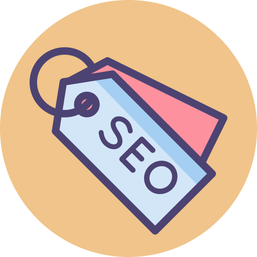 etiqueta seo icono gratis