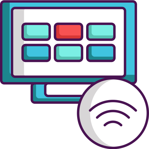 téléviseur intelligent Icône gratuit