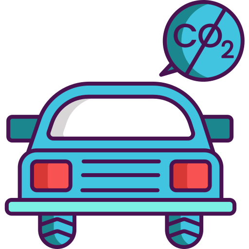 Pollution - Free transport icons