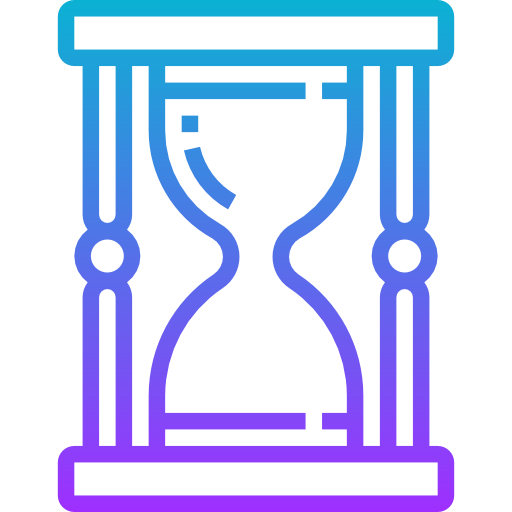 Hourglass Meticulous Gradient icon