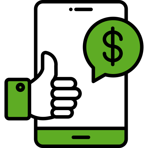 Мобильный платеж бесплатно иконка