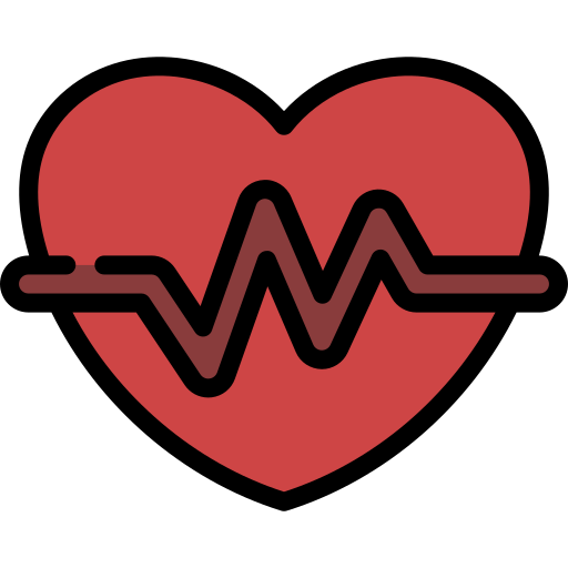 latido del corazón icono gratis