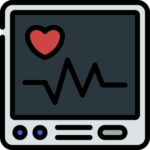 monitor de ecg icono gratis