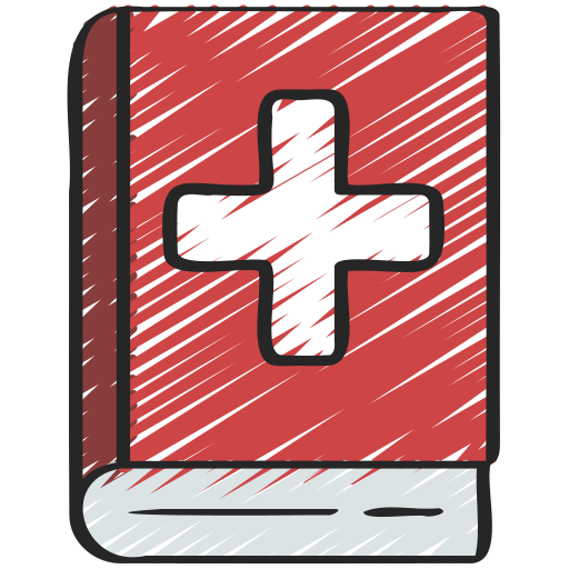 livro médico grátis ícone