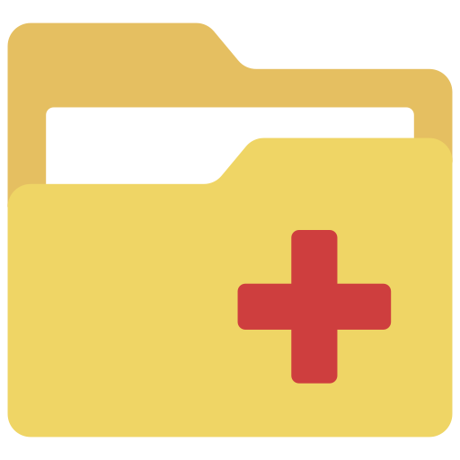 historial médico icono gratis