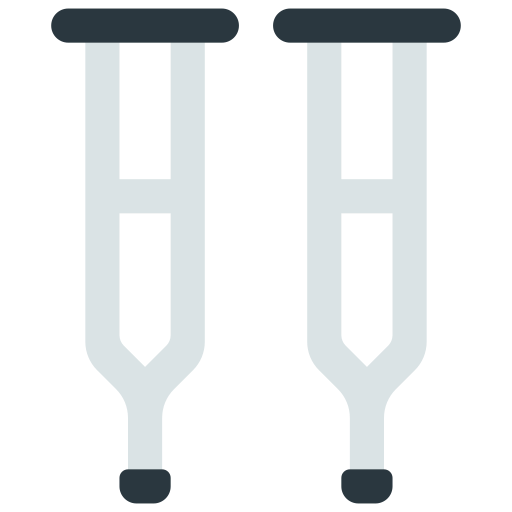 muletas grátis ícone