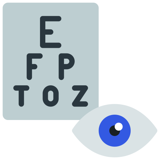 examen de ojos icono gratis