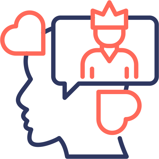 narcisismo icono gratis