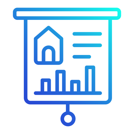 marché de l'immobilier Icône gratuit
