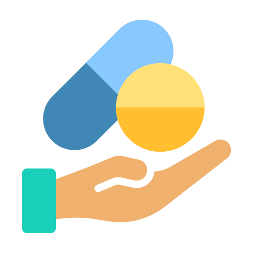 Medication free icon