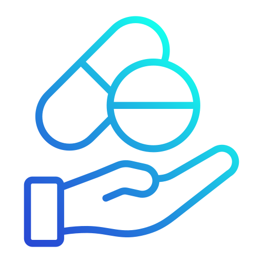 Medication free icon Medication free icon