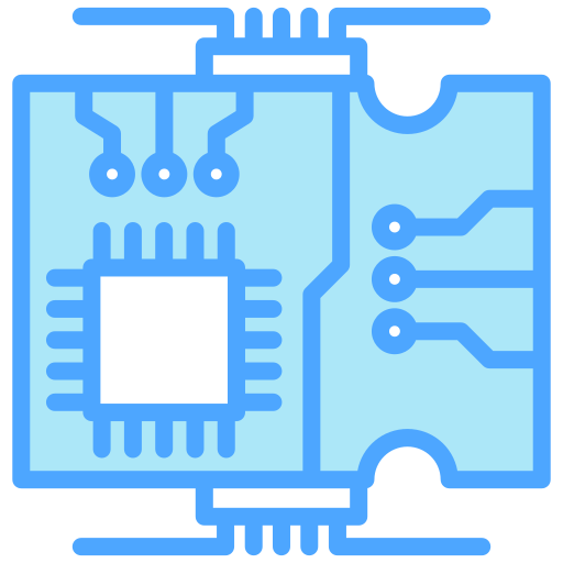 placa de circuito icono gratis