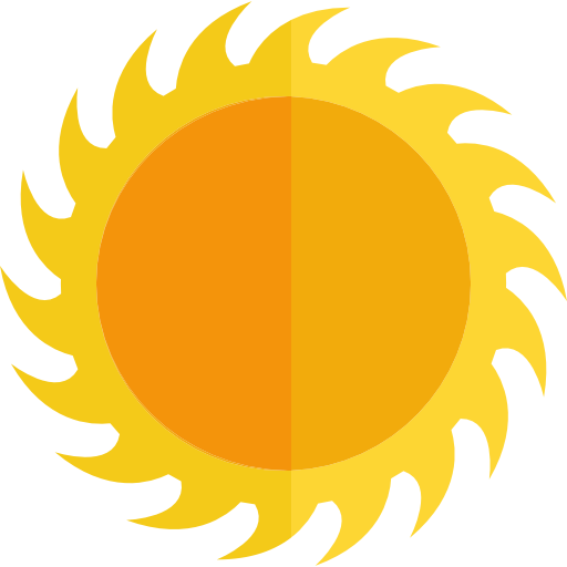 Sun free icon