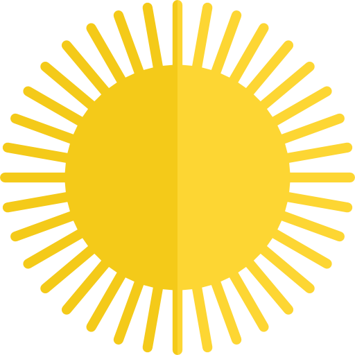 Sun free icon