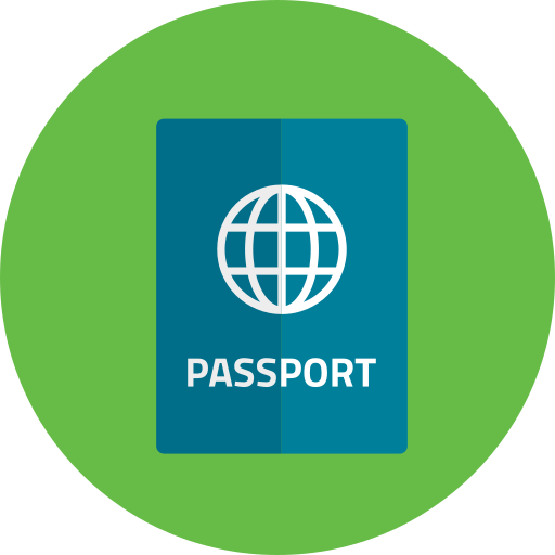 pasaporte icono gratis