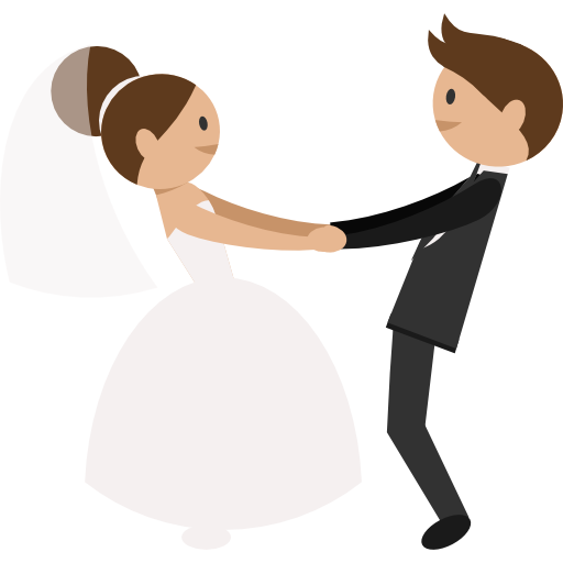 Icono De Pareja De Boda 