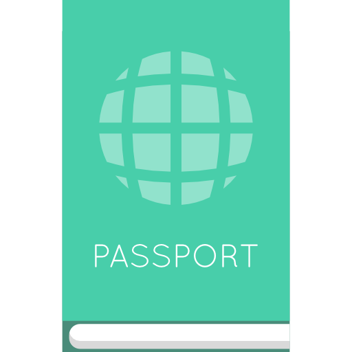 pasaporte icono gratis