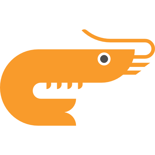 camarón icono gratis