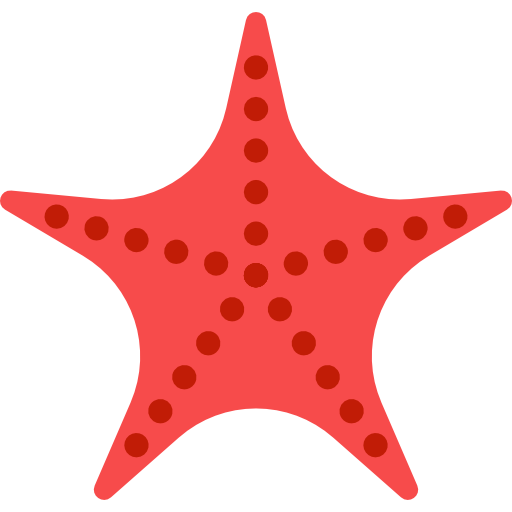 estrella de mar icono gratis