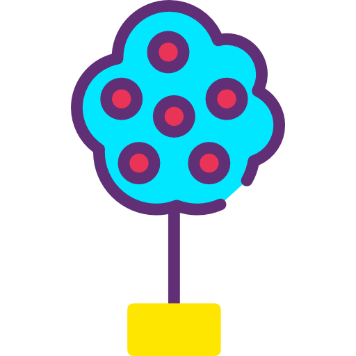 Árbol de frutas icono gratis