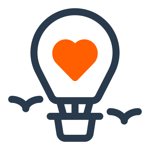 globo aerostático icono gratis