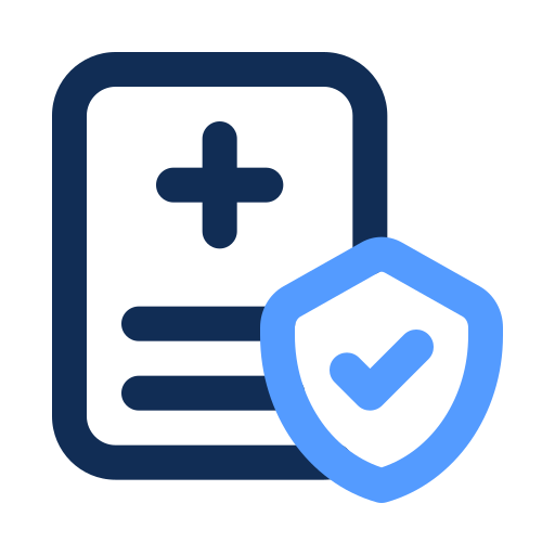 seguro de salud icono gratis