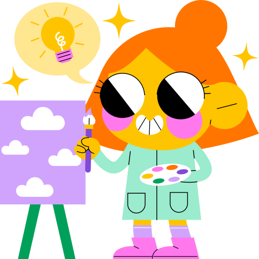 Creativity free sticker Creativity free sticker