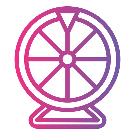 rueda de la fortuna icono gratis