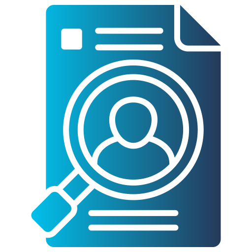 búsqueda de talento icono gratis