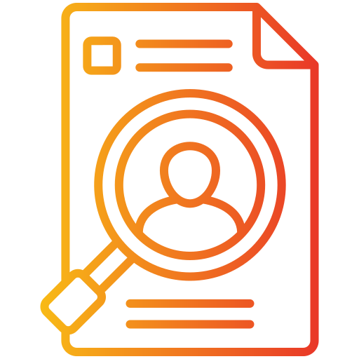 búsqueda de talento icono gratis