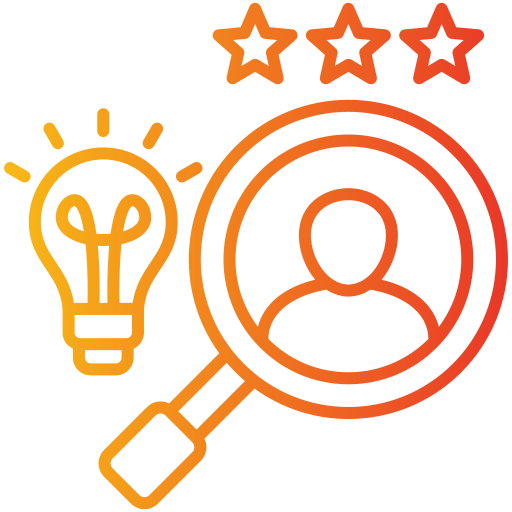 búsqueda de talento icono gratis