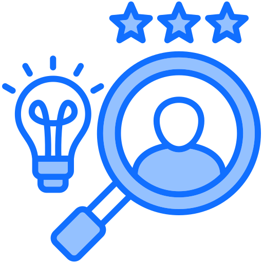 búsqueda de talento icono gratis