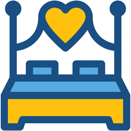 cama matrimonial icono gratis