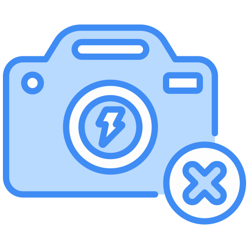 flash apagado icono gratis