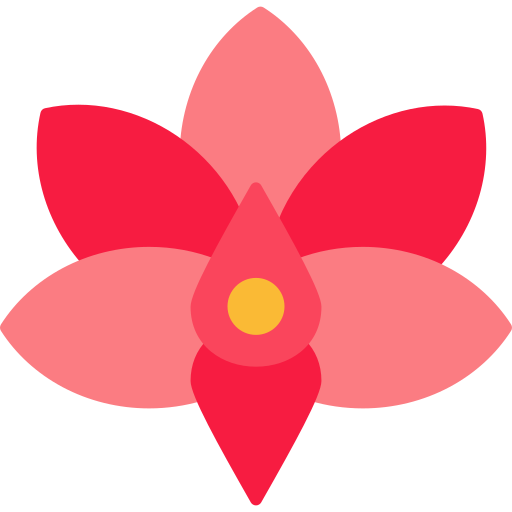 orquídea icono gratis