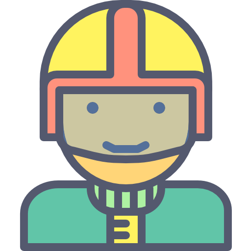 motociclista icono gratis