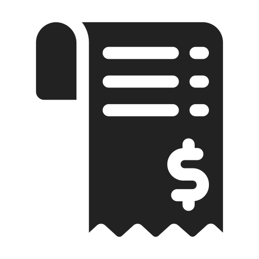 factura icono gratis