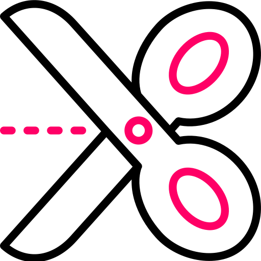 Cut line free icon Cut line free icon
