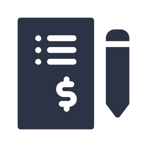 financiero icono gratis