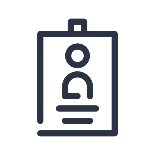 Identity free icon
