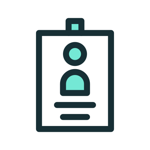 Identity free icon